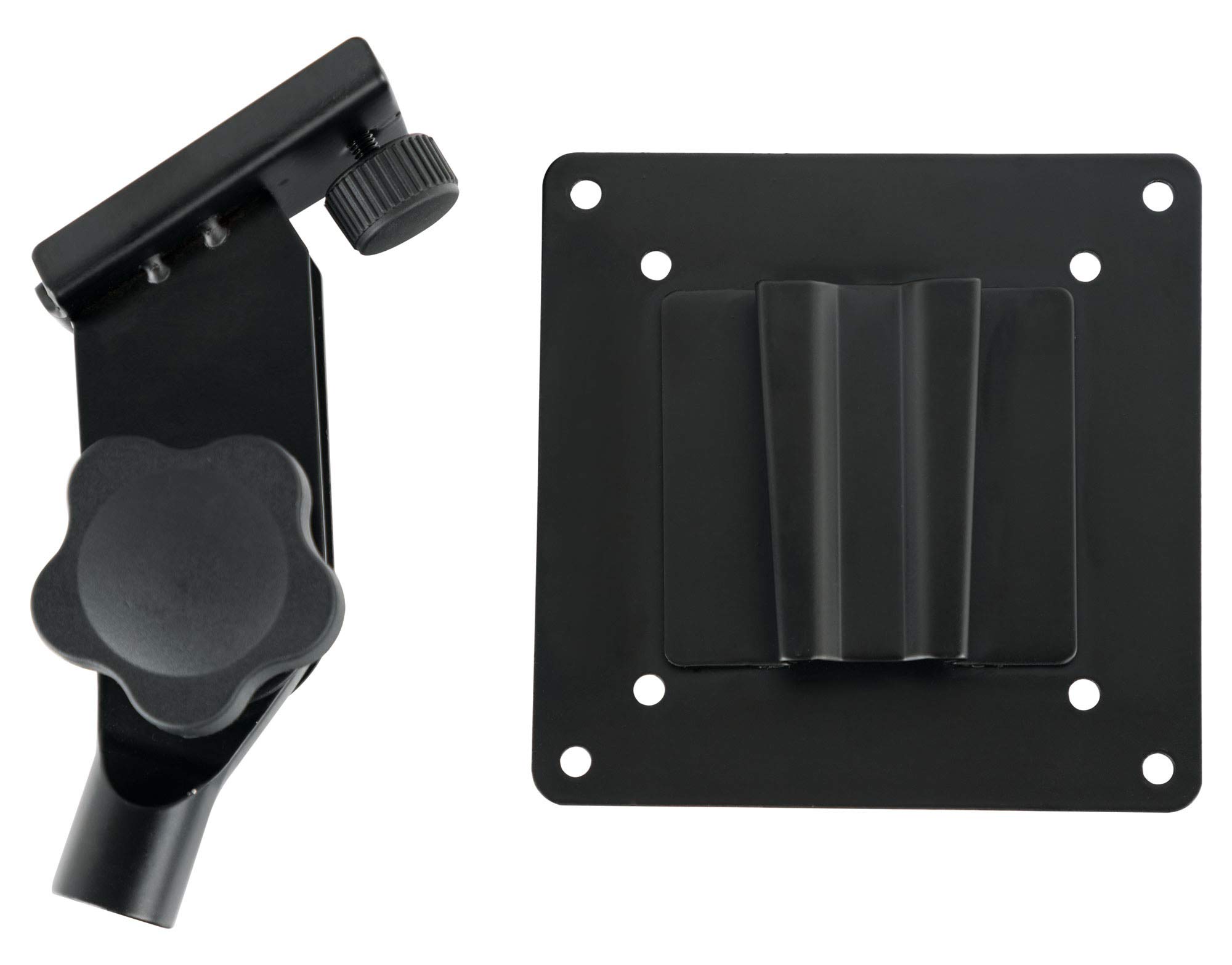Pronomic Adaptateur pour Pied de Micro avec Fixation VESA pour Écrans LED/TFT - pour Montage de moniteurs sur Pieds de Micro - entraxes : 100 mm et 75 mm - Noir