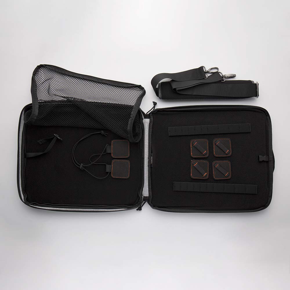 ETCHR Slate Satchel – Bolso de Artista Impermeable - Morral Multifuncional para Suministros de Arte con Componentes para Organización de Herramientas y Placa de Montaje en Trípode