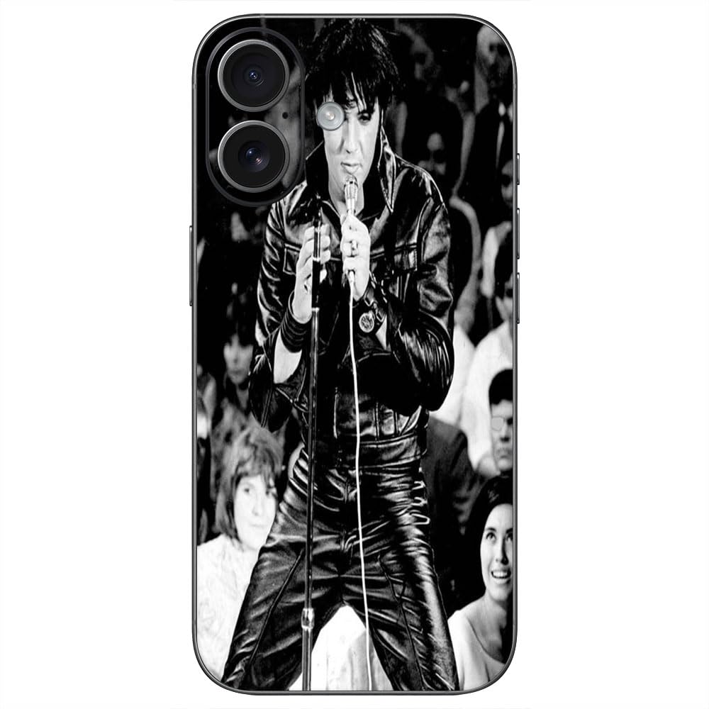 GADGETS WRAP Printed Vinyl Wrap Skin Sticker Decal for Apple iPhone 17 - Elvis Presley in Leather Suit Multicolor