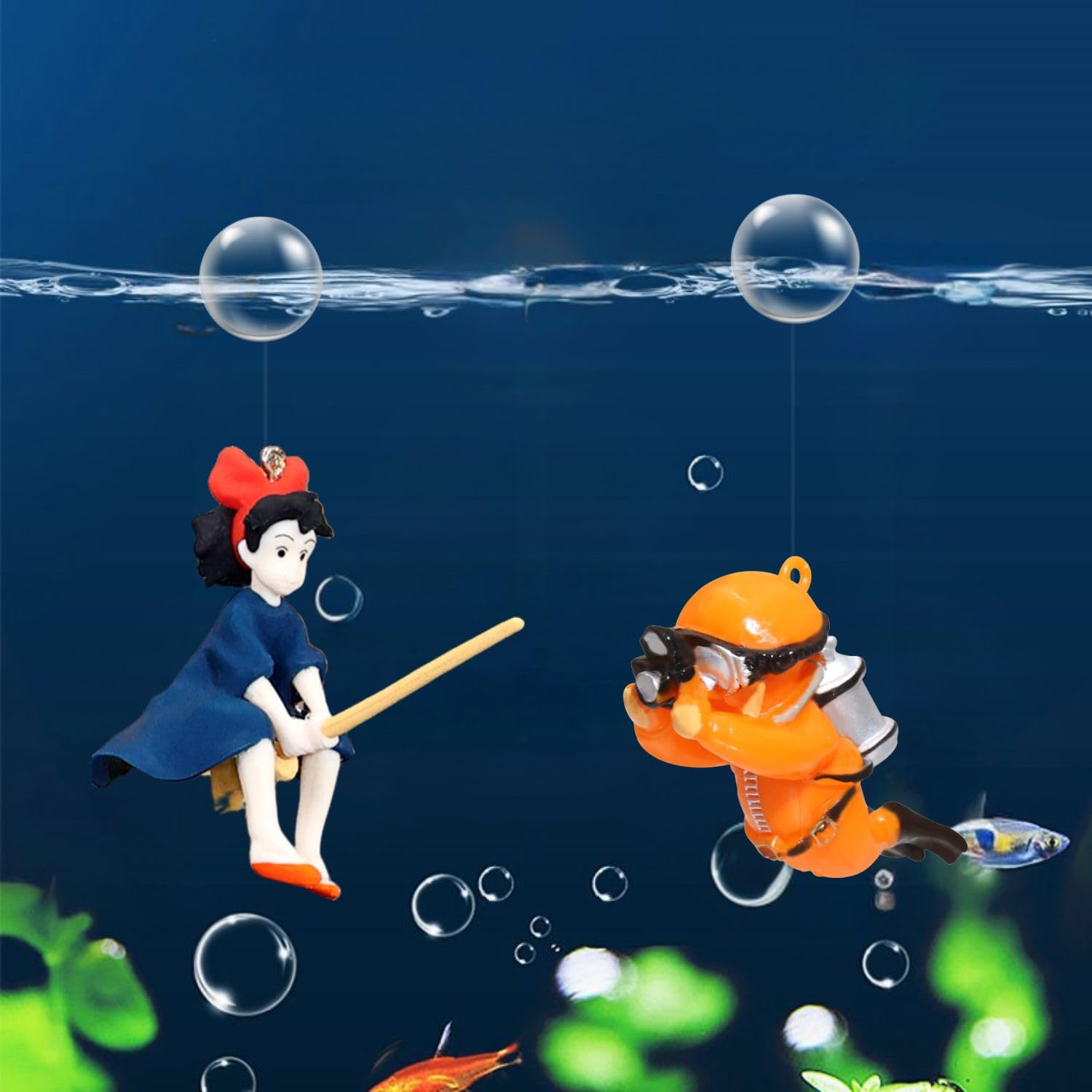 VAYINATO® (Pack of 2) Floating Little Witch & Diver (Random Color) Aquarium Decorations Landscaping Fish Tank Toy – Cute and Lifelike Ornaments for a Magical Underwater World by Petzlifeworld (B0DBVND973) Amazon Price History, Amazon Price Tracker