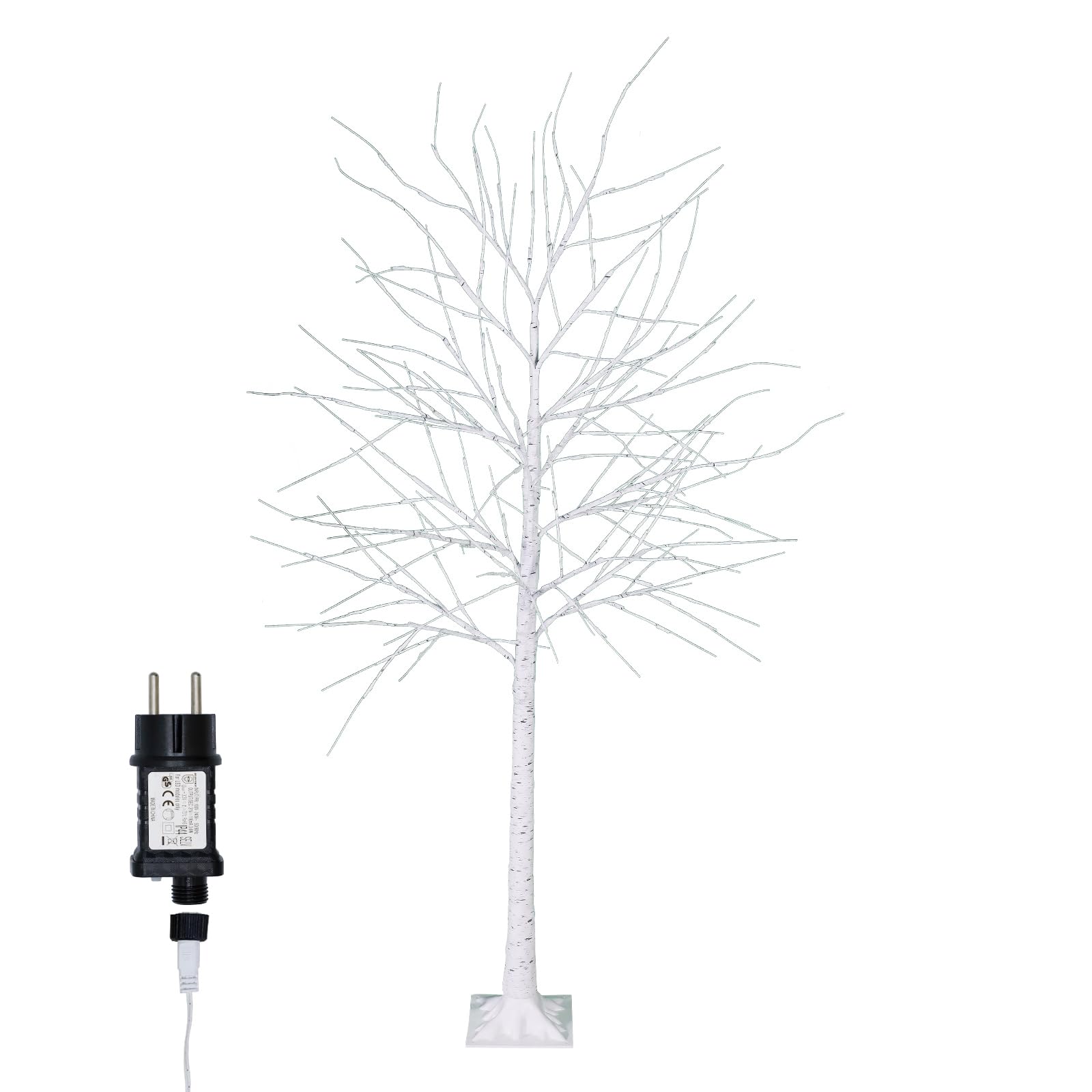 CCLIFE 150cm/180cm/220cm Árbol crezode Navidad Decoracion Led Luces Árbol Función de Memoria Artificial, 8 Efectos De Luces, Blanco Cálido/Blanco Frio,CushHom