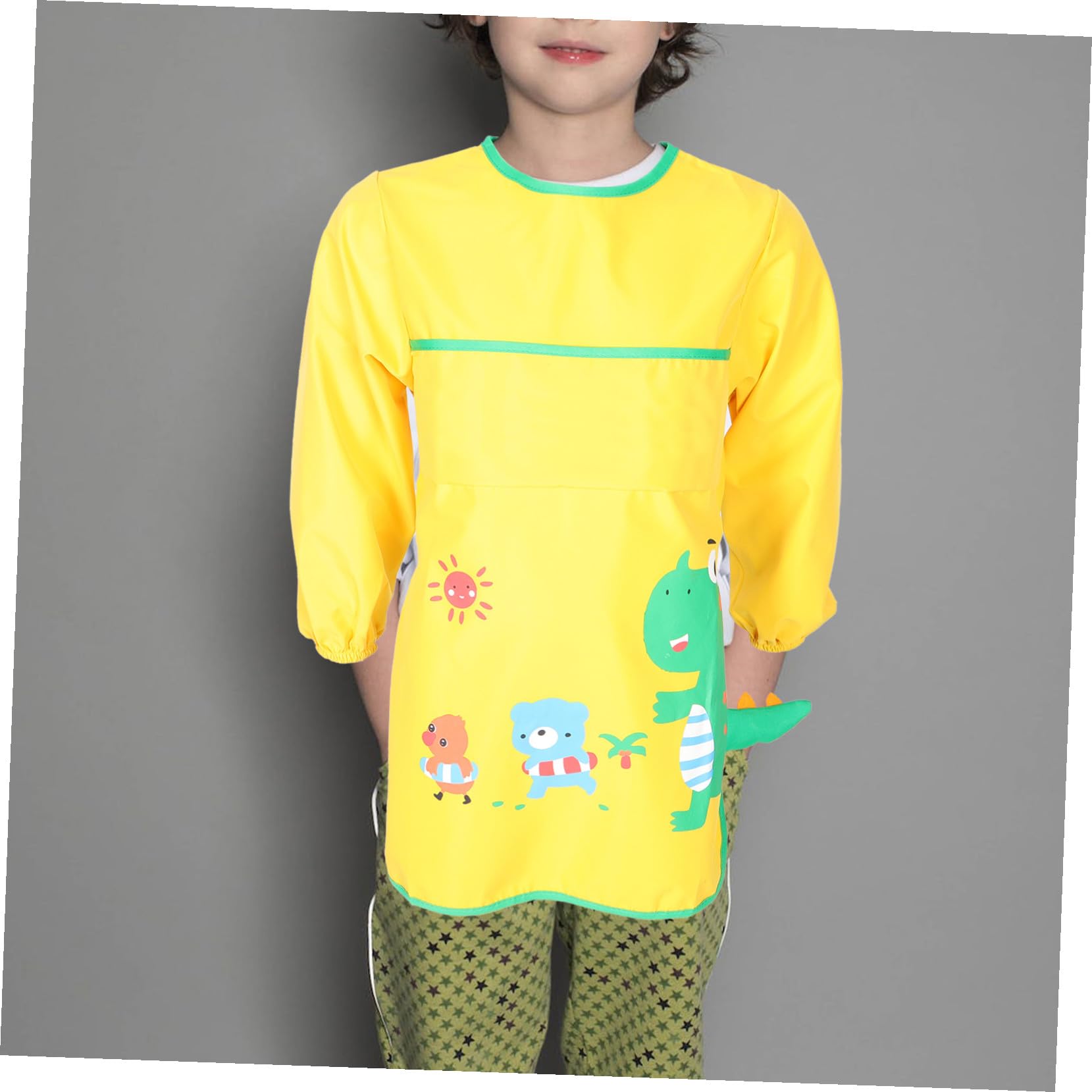 HEMOTON 3 Pz grembiule per bambini grembiule da pittura impermeabile grembiuli per bambini grembiule scuola grembiuli scuola camice da pittura che dipingono camice anti-sporco