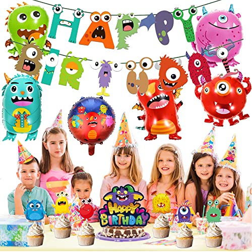 Decorazione di Compleanno Mostro Palloncini Mostro...