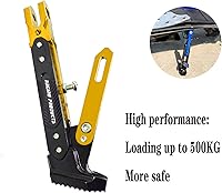 Vista 7 de Soporte de patas de motocicleta universal, accesorios de soporte de patas de motocicleta modificado CNC de aleación de aluminio, soporte de trípode