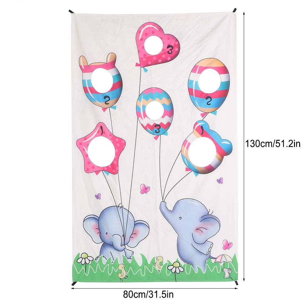 Set di giochi da lancio per interni Tenda per porte con sacchi di sabbia per bambini Gioco per feste per adulti in famiglia