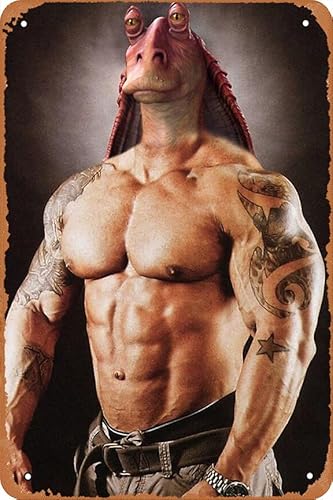 Buff Jar Jar Binks Art