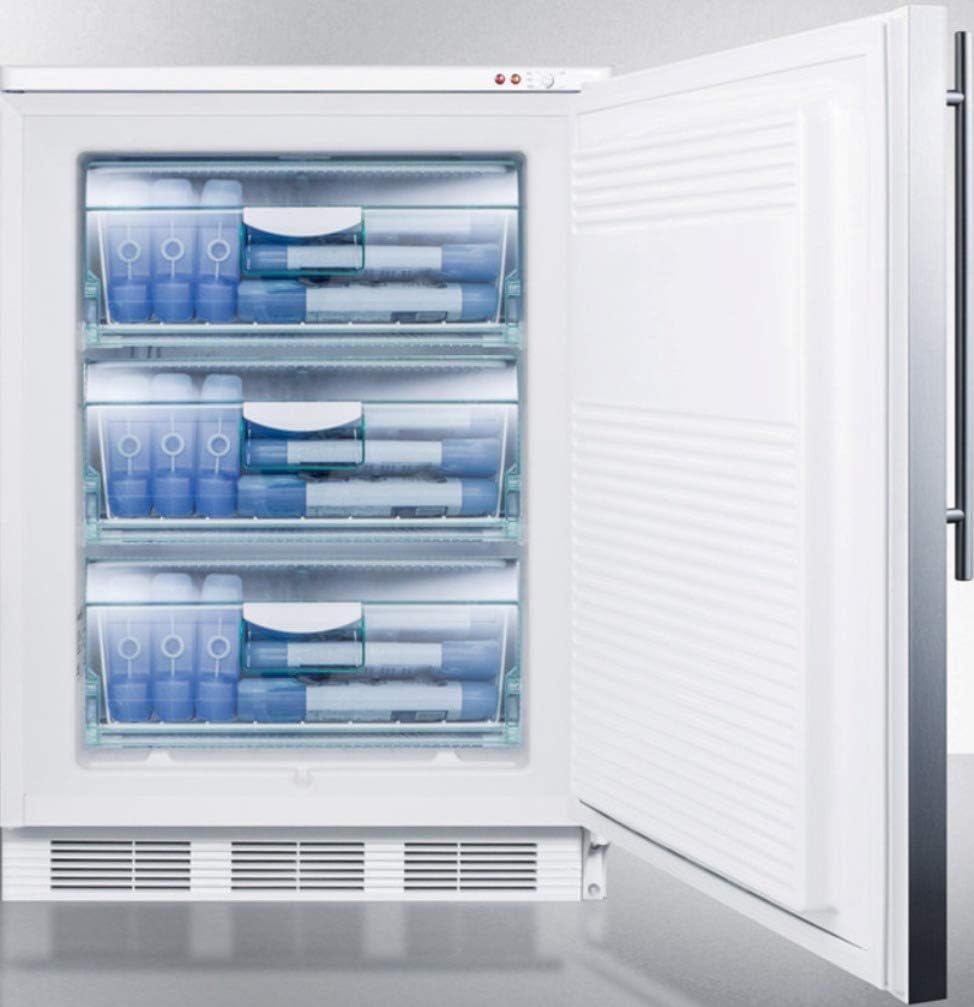 Summit VT65ML7BISSHV Upright Freezer, Stainless Steel