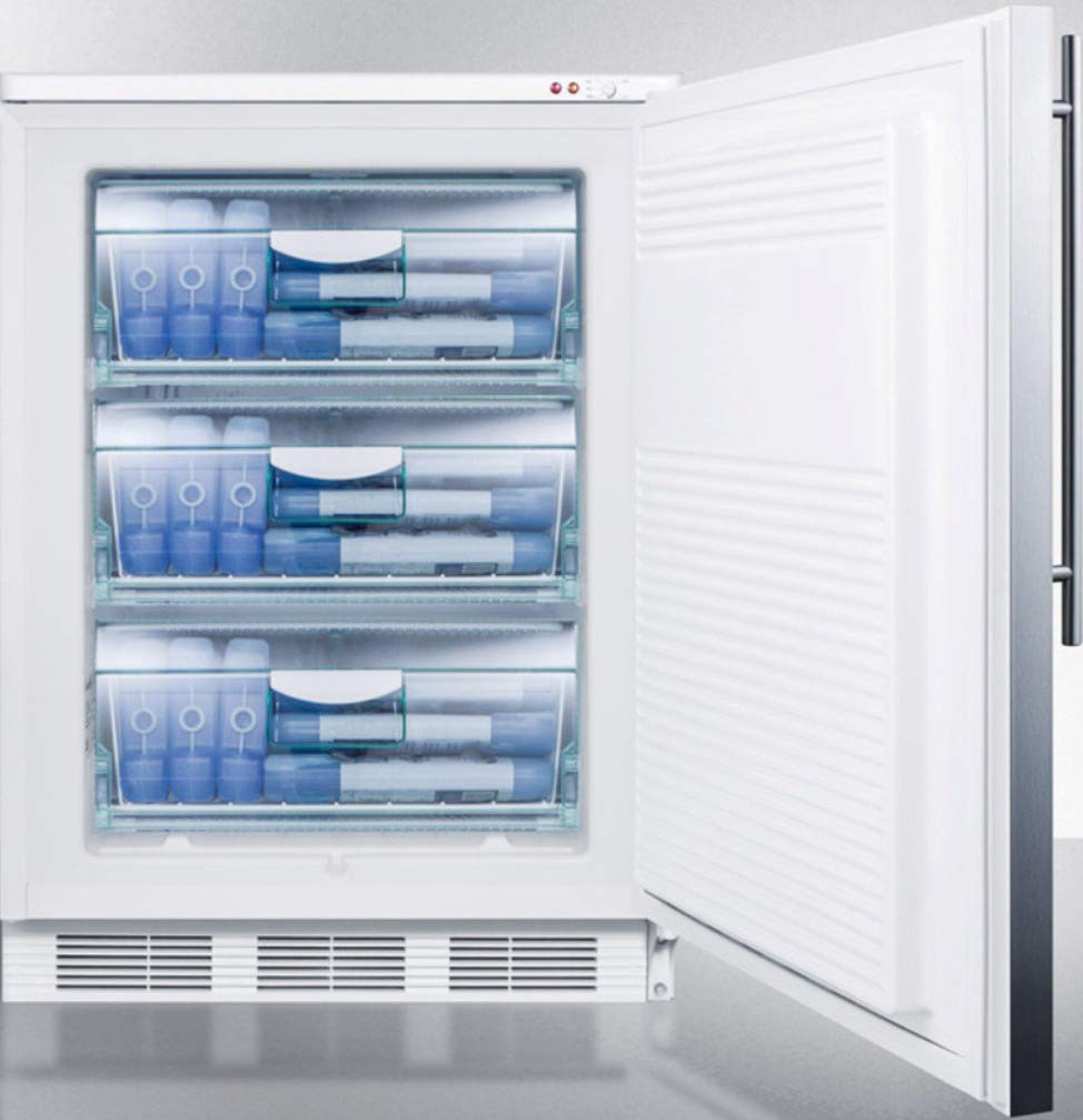 Summit VT65ML7BISSHV Upright Freezer, Stainless Steel on Fridge.com