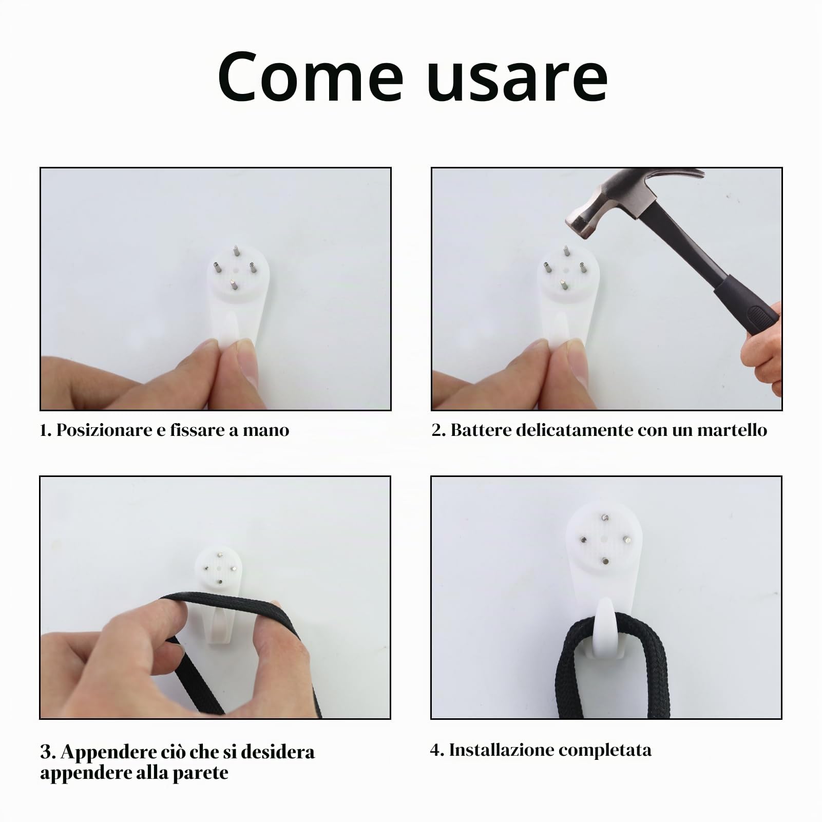 33 ganci per quadri senza lasciare traccia, ganci per quadri, ganci da parete, 3 motivi per pareti dure e cartongesso per appendere quadri, cornici