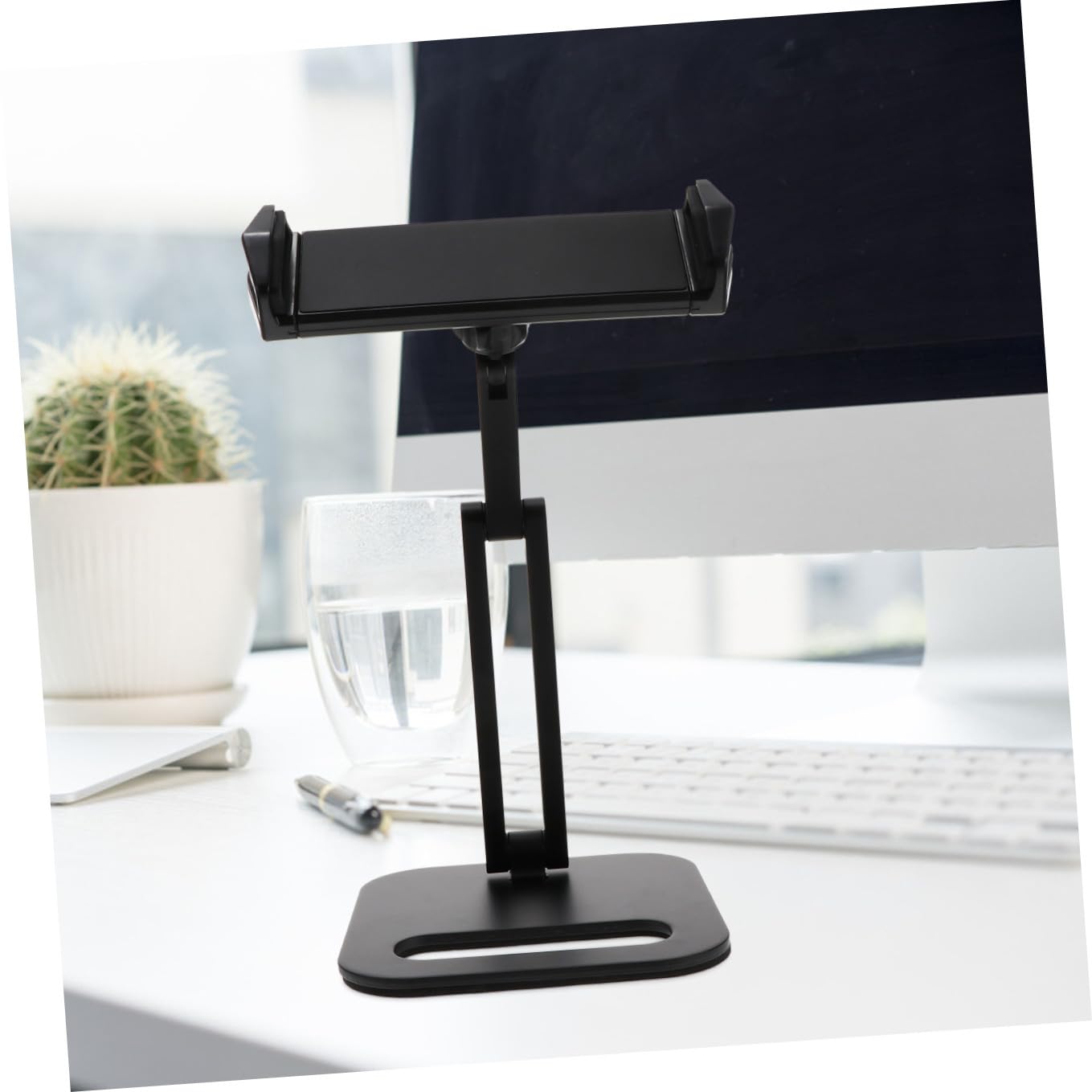 FRCOLOR Soporte Ajustable para Teléfono Móvil y Tablet, de Aleación de Aluminio y TPU, Estable y Uso de Manos, Adecuado para Transmisiones y Ver Videos