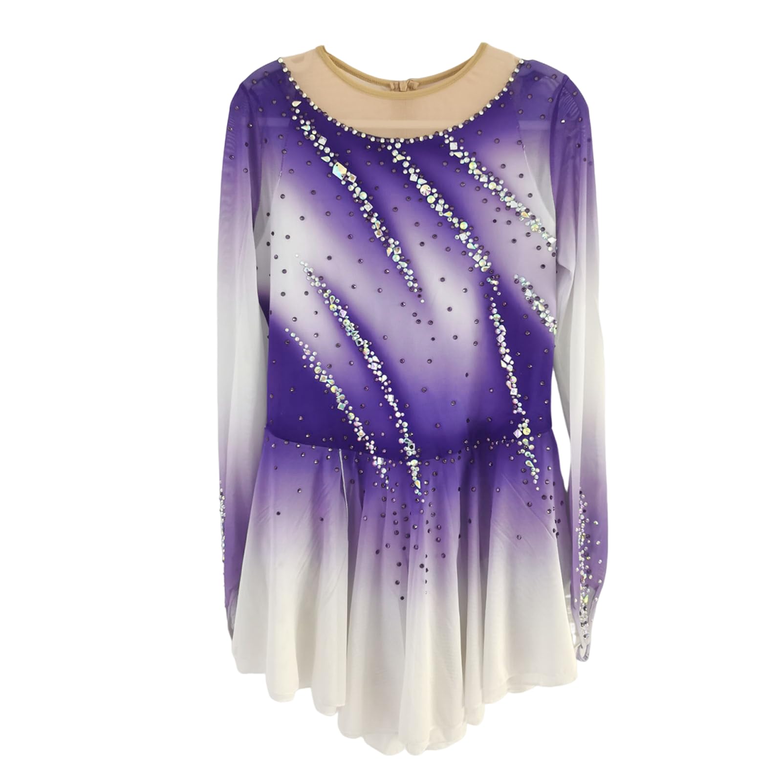 LIUHUO Eiskunstlauf-Kleid für Mädchen, Erwachsene und Kinder, Wettkampf-Performance