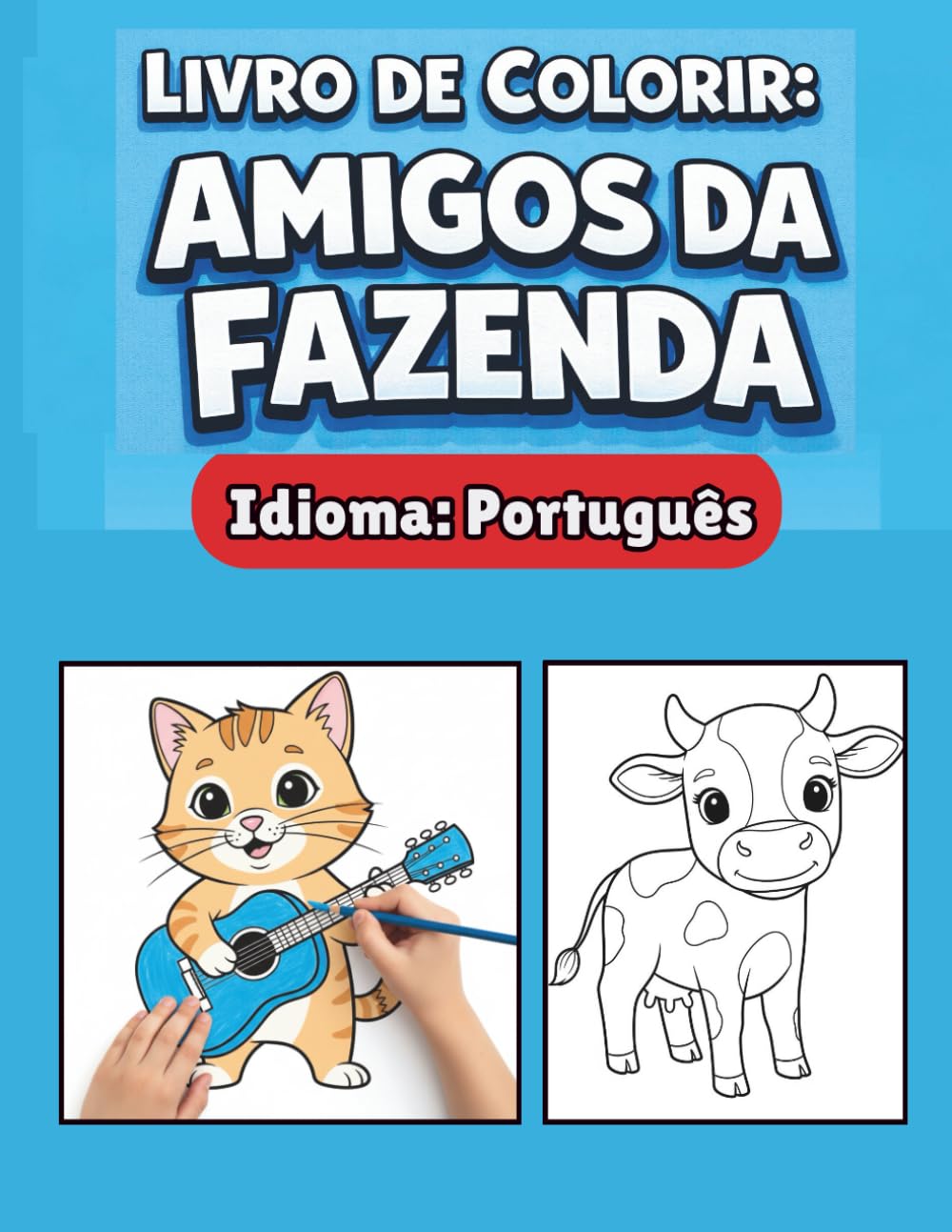 Livro de Colorir Amigos da Fazenda