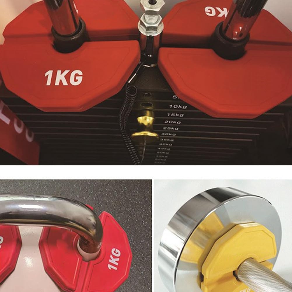 1 x Mikroplatte für Fitnessstudios, Hantel, fraktionelle Hantelscheiben, Gummi, Zusatzwechsel, Grün, 0,25 kg