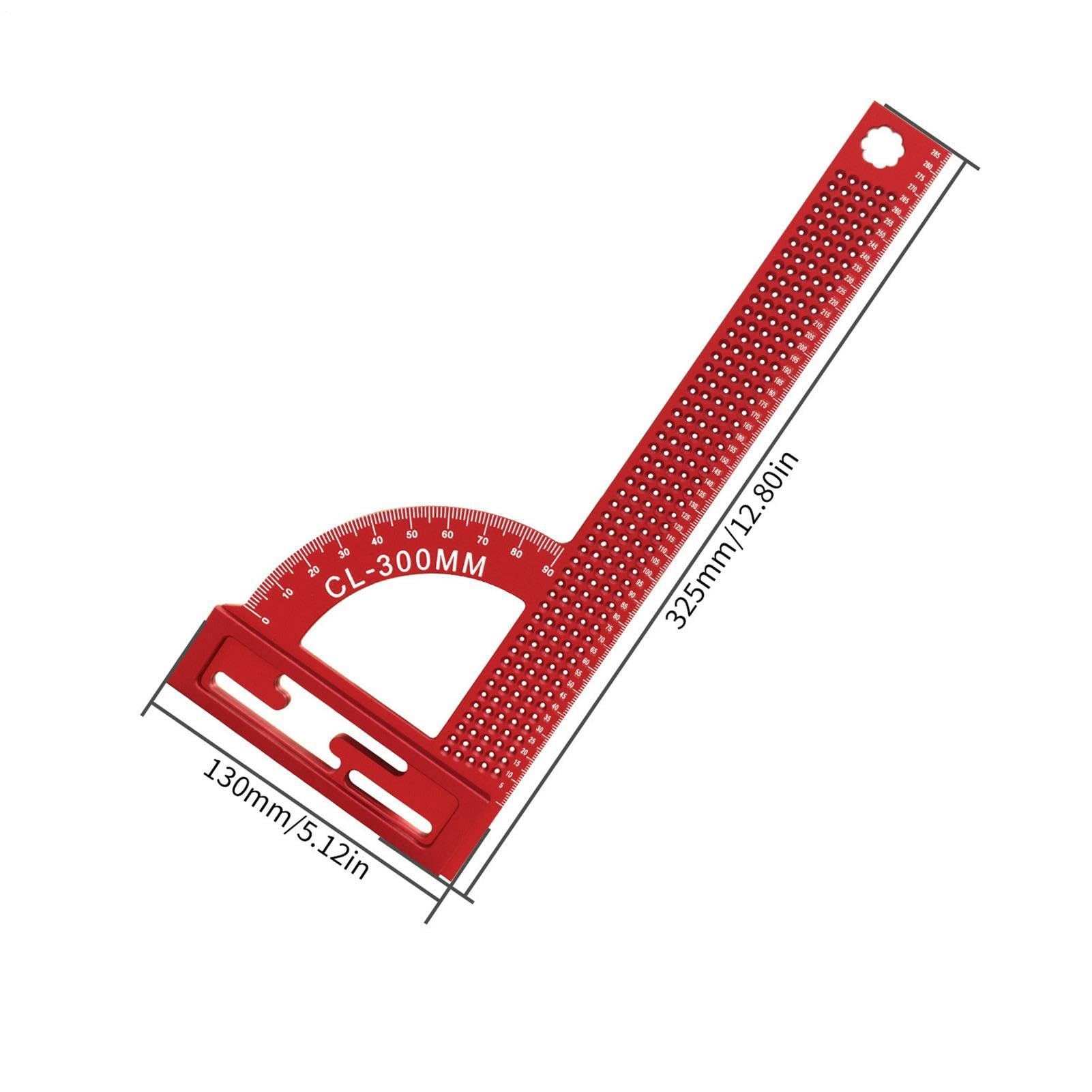 Narzędzia Stolarskie 30 cm Aluminiowy precyzyjny kątownik stolarski
