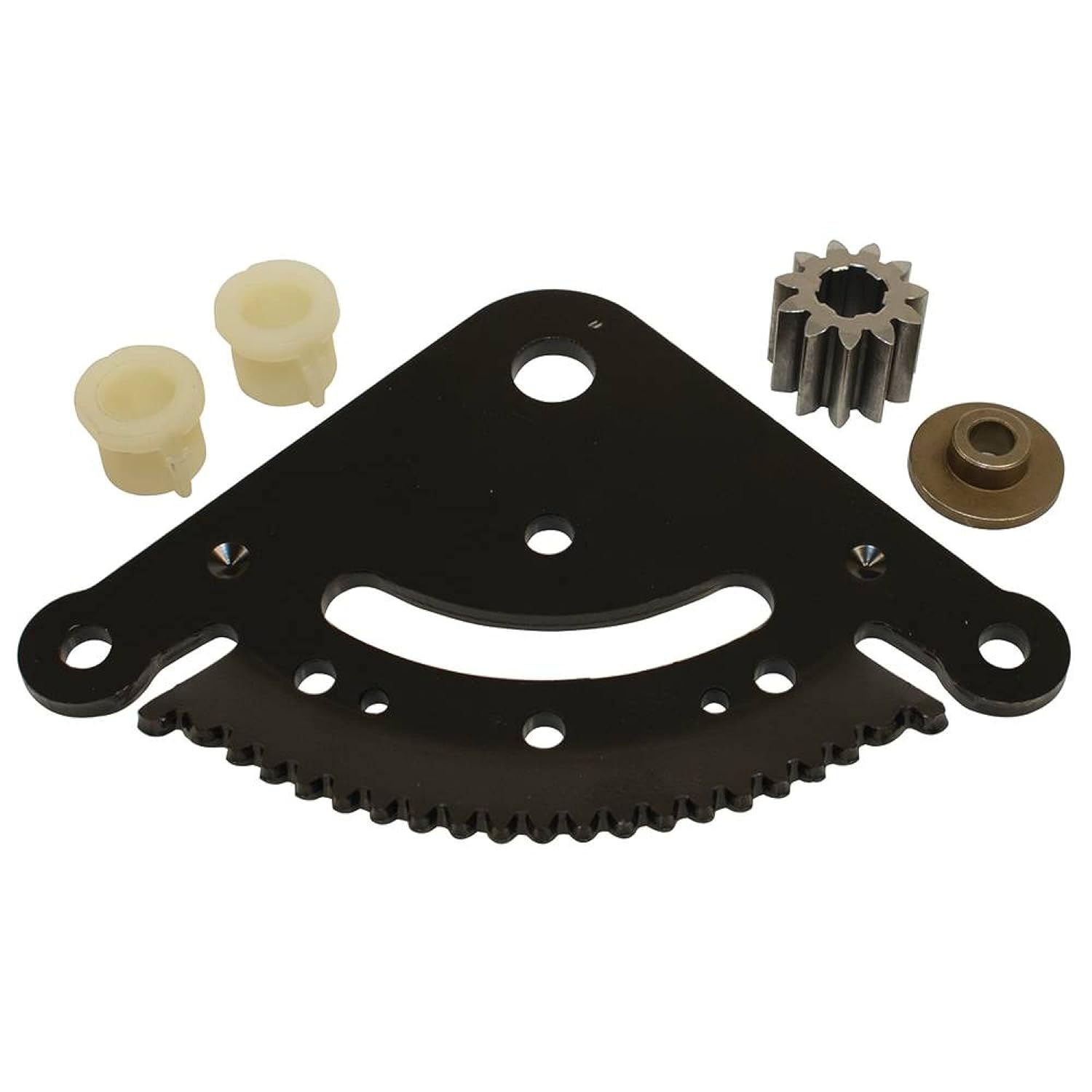 Rareelectrical OEM Grade Steering Sector Gear Kit Compatible with John Deere D100 D110 D120 D130 D140 D150 La100 La110 Lawn Tractor 19 Tooth Sector 11 Tooth Pinion Bushing New Replaces Gx21924ble