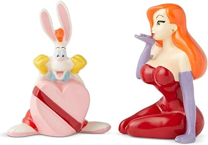 Amazon Enesco ディズニーセラミックフー フレーム入りロジャーラビットとジェシカソルトアンドペッパーシェイカー 3 4インチ マルチカラー Enesco 塩 コショウ入れ Amazon Enesco ディズニーセラミックフー フレーム入りロジャーラビットとジェシカソルトアンドペッパーシェイカー 3 4インチ マルチカラー Enesco 塩 コショウ入れ