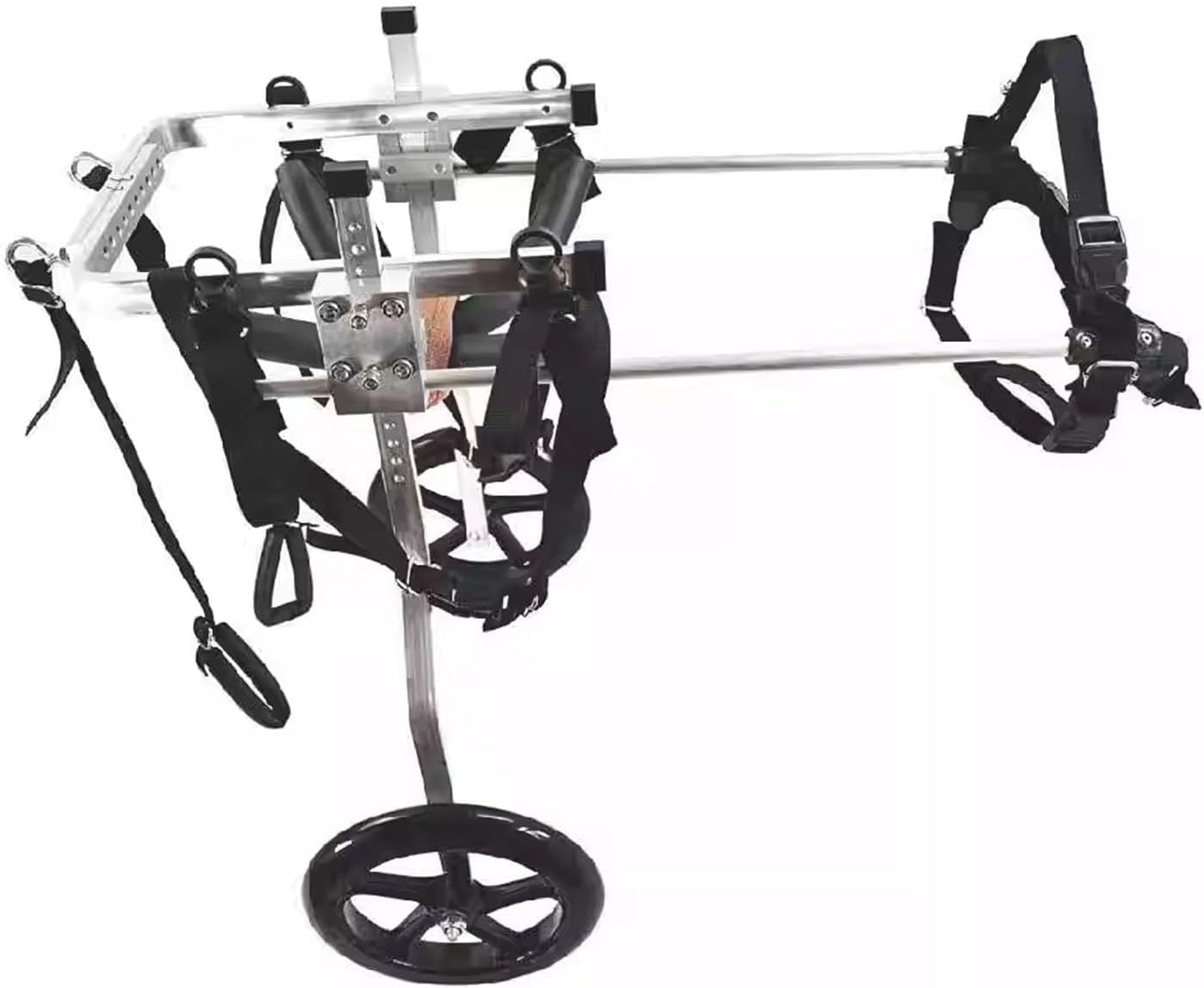 Silla de Ruedas para Perros Mediana y Grande, Ayuda para la rehabilitación, Soporte para Patas traseras, carritos para Perros con Ruedas, para rehabilitación de Patas traseras,XXXL