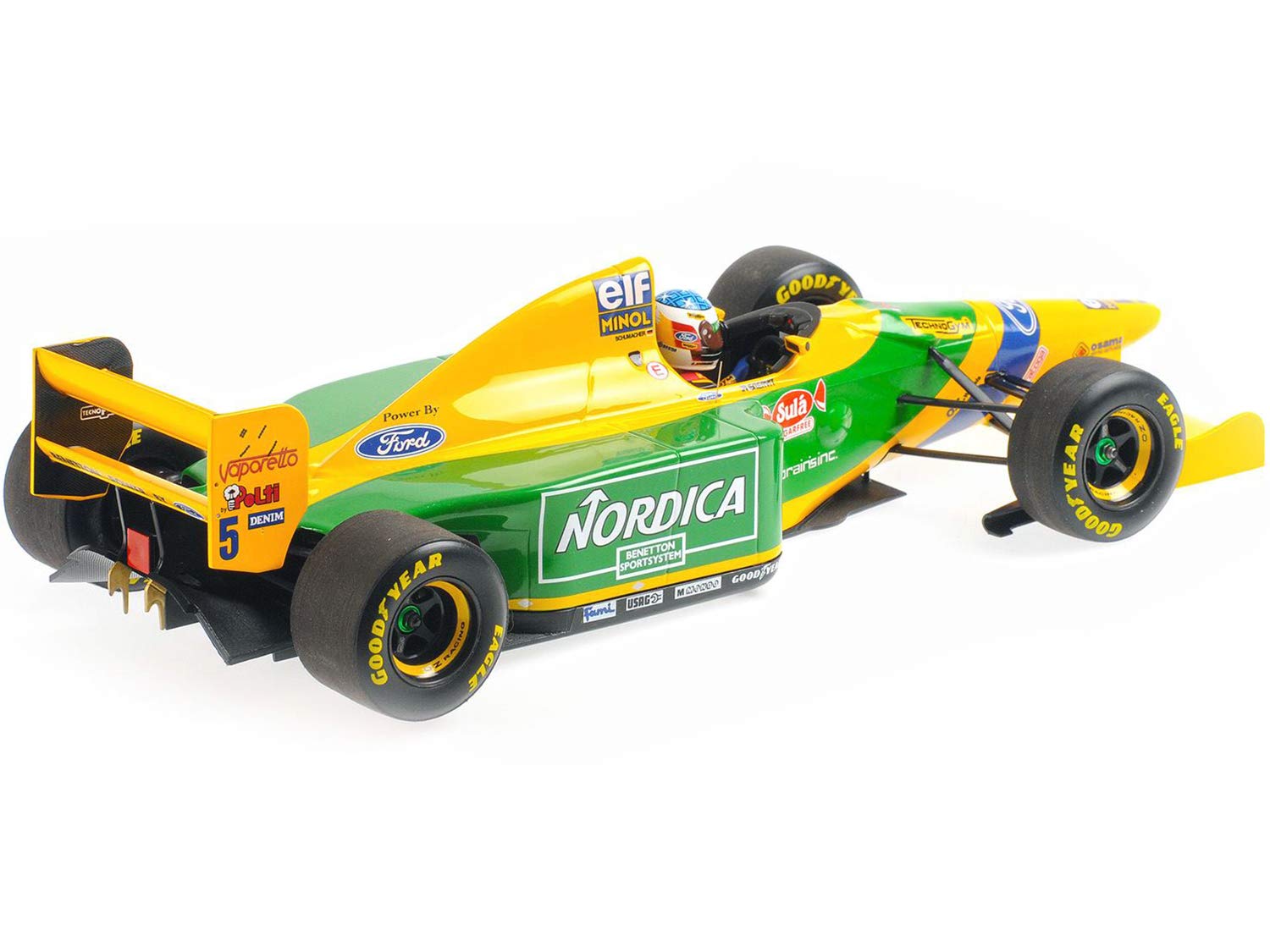 Minichamps 1/64 Benetton Ford B193 Patrese #6 - F1 Diecast - Occasion