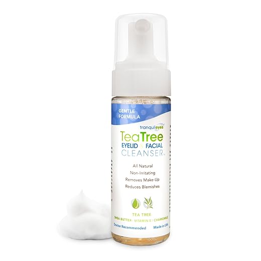 Gentle Tea Tree Foaming Facial and Eyelid Cleanser
