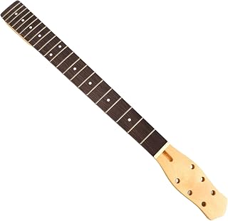 Escala de Guitarra, Braço de Guitarra Elétrica de Fácil Instalação 22 Trastes Peça de Reposição para Instrumento Musical Faça você Mesmo