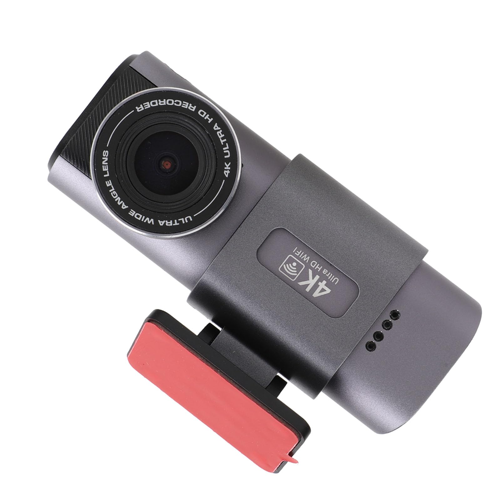 Cámara de Salpicadero 4K WiFi, Grabadora de Conducción HD 1080P Frontal y Trasera Dual con Sensor G, Modo de Estacionamiento, Grabación en Bucle y Control de Aplicaciones