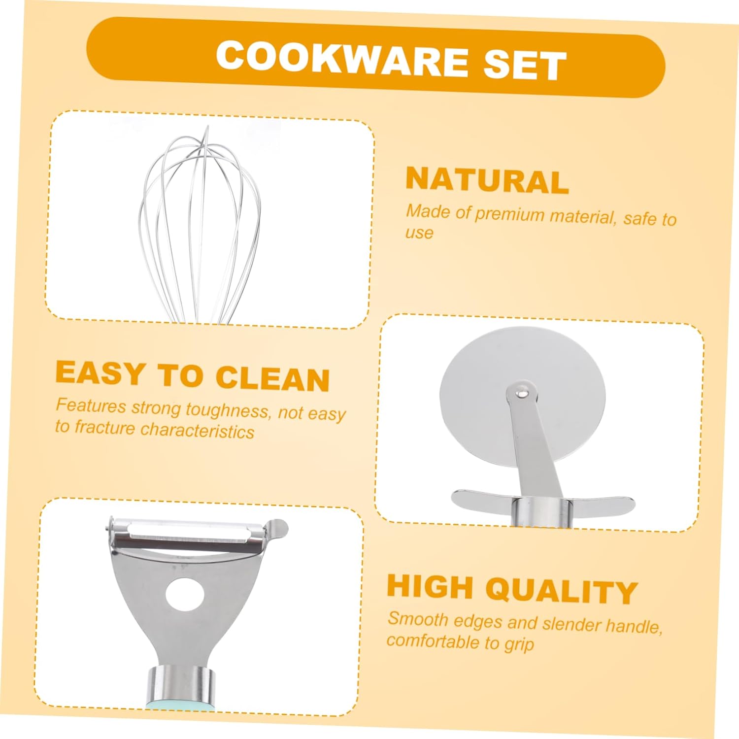 9pc Kitchen Utensils Set Cooking Tools Baking Gadgets Non-stick Plastic Handle Cooking Utensils for Kitchen