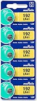 Vista 1 de Murata Batería LR41 AG3 392A 1.55V Pila de Botón Alcalina (5 Baterías)
