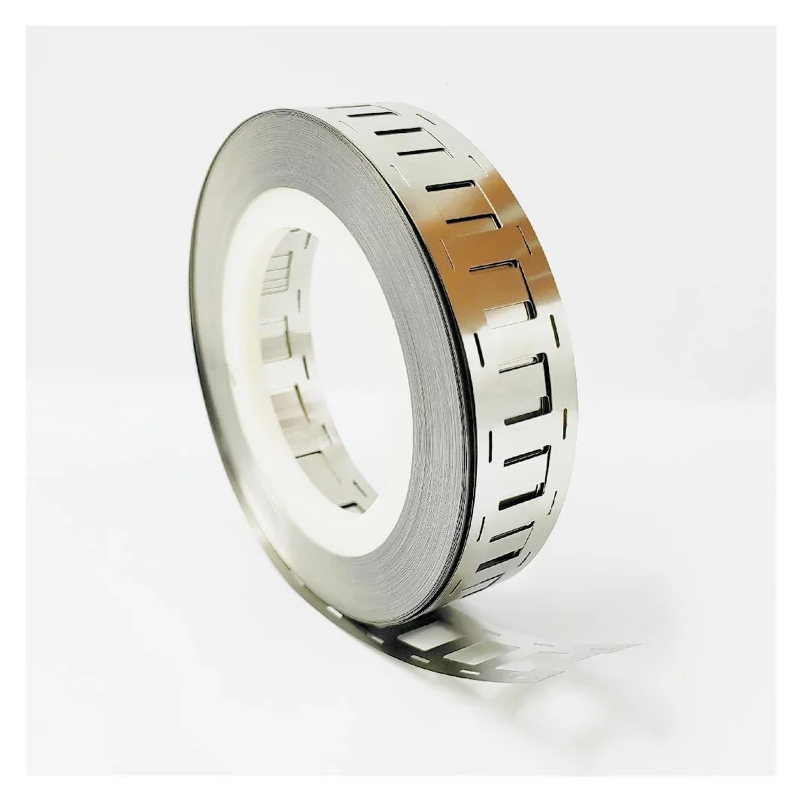 Nickel-Plated Steel Strip 1 kg 2P 21700 0,15 mm vernickeltes Stahlband, Blech, Nickelband for Lithium-Batterie-Punktschweißgerät, Schweißstück(0.15x21.5x30mm)