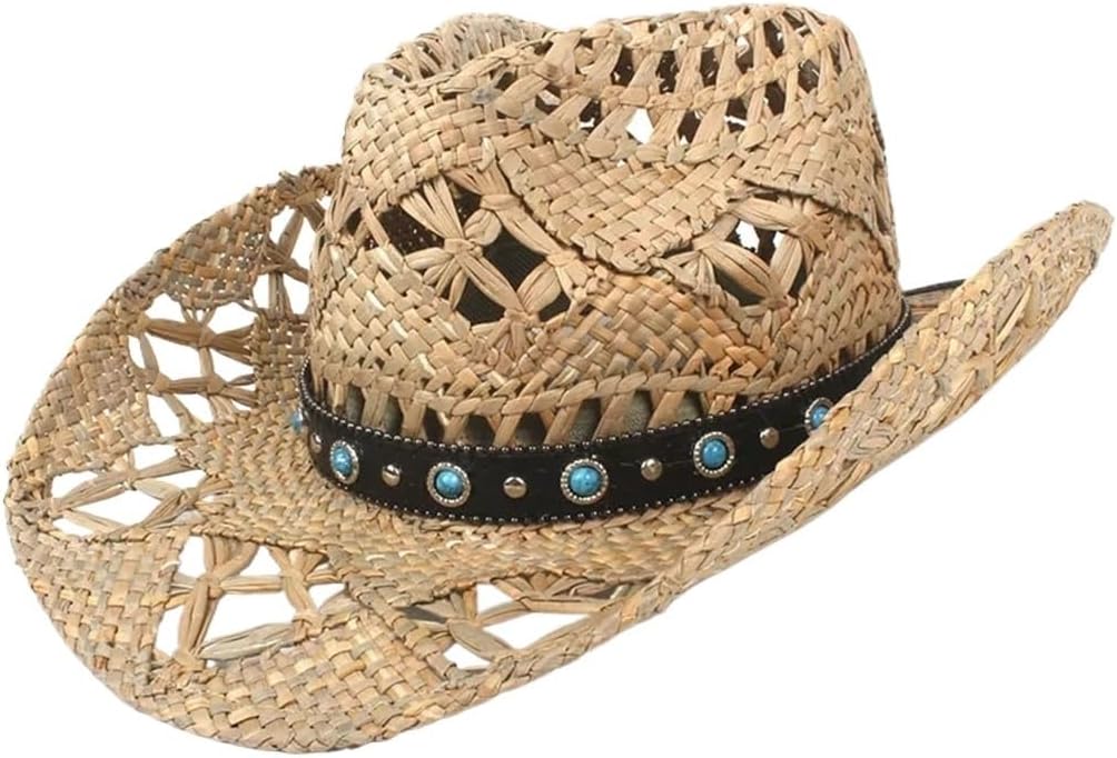 Hollow Western Cowboy Hat Handmade Word Jazz