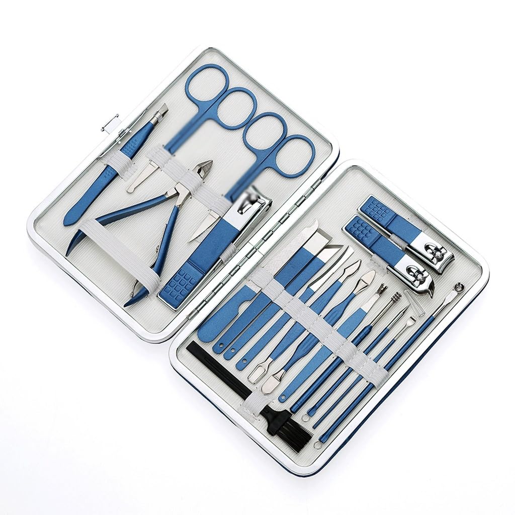 Secondary Grinding Nail Clippers 18 Piece Set of Nail Repair and Enhancement Tools Set of Nail Clippers D
