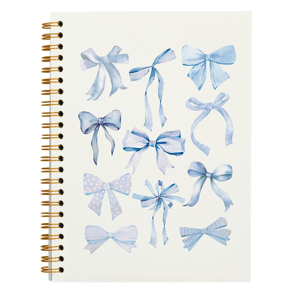 Carnet à spirales PLKMN rose et bleu 14x21 cm pour notes de bureau