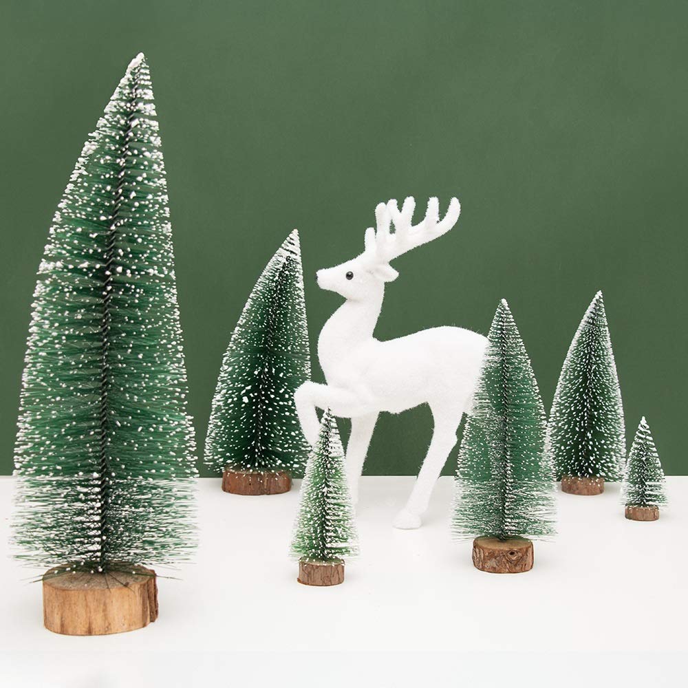 Xmas Tree 5. PC Choinka Boże Narodzenie dekoracje małe sosny umieszczone na pulpicie majsterkowanie Dekoracja mini choinka