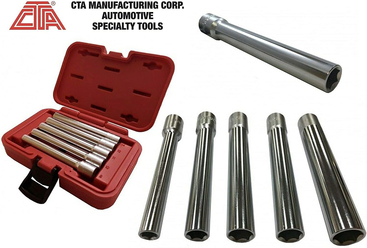 CTA Tools 1700 5 Piece Deep Metric Socket Set