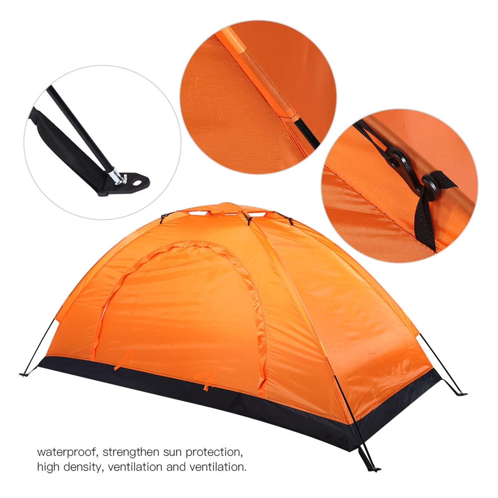 tenda da esterno Tenda impermeabile per il tempo libero per una persona all'aperto per l'arrampicata in campeggio e pesca