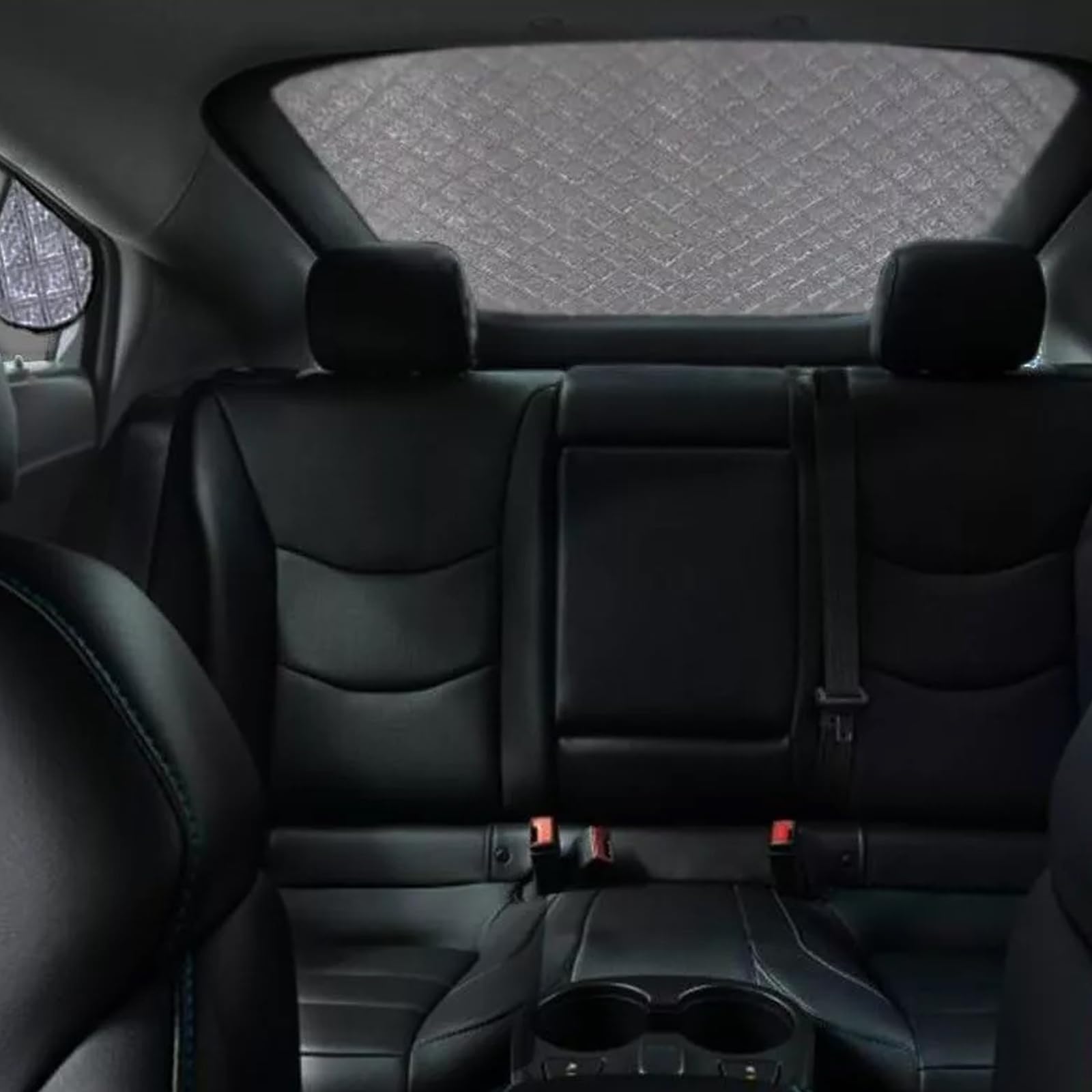 Copertura per lunotto posteriore auto, 140 x 80 cm, antivento, antigelo con 4 magneti, 2 elastici, copertura per lunotto posteriore universale per la maggior parte delle auto e dei SUV