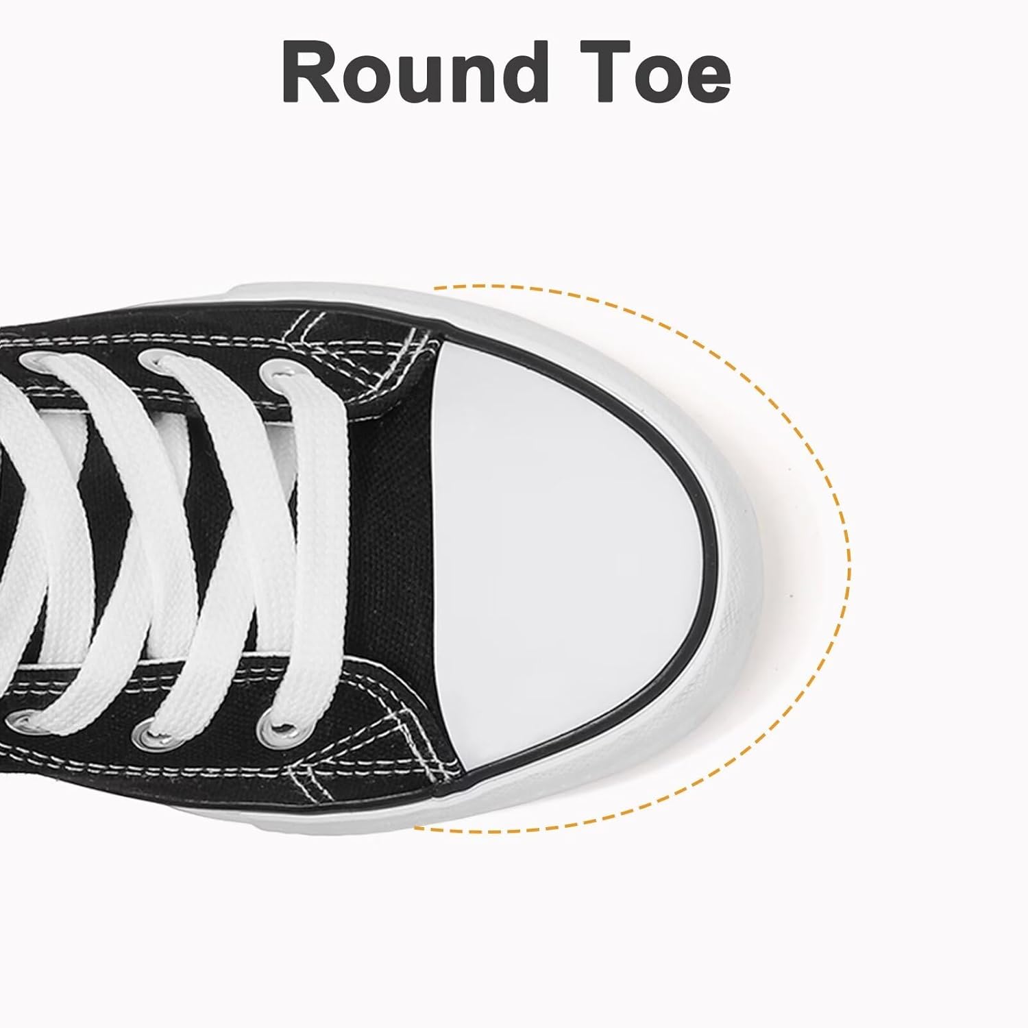 Women High Top Lace Up Casual Canvas Sneakers, Comfortable Lightweight Classic Fashion Tennis Shoes, Zapatillas Casual De Lona De Moda para Hombre Y Mujer - Image 5