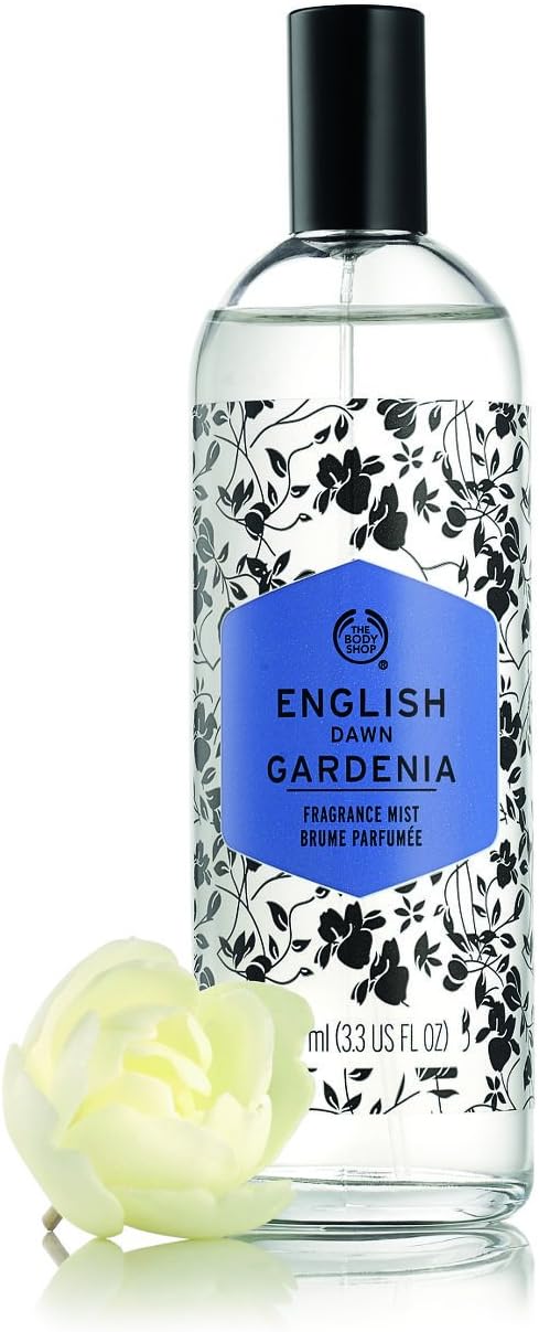 The Body Shop English Dawn Gardenia Fragrance Mist, 3.3 Fl Oz (Vegan)