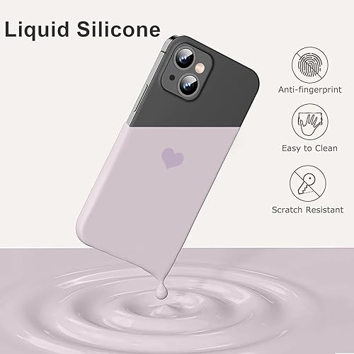 Miniatura 4 de Funda para iPhone 15, funda para iPhone 15 2023, ajuste delgado, lindo corazón de silicona suave, protección a prueba de golpes, protección contra