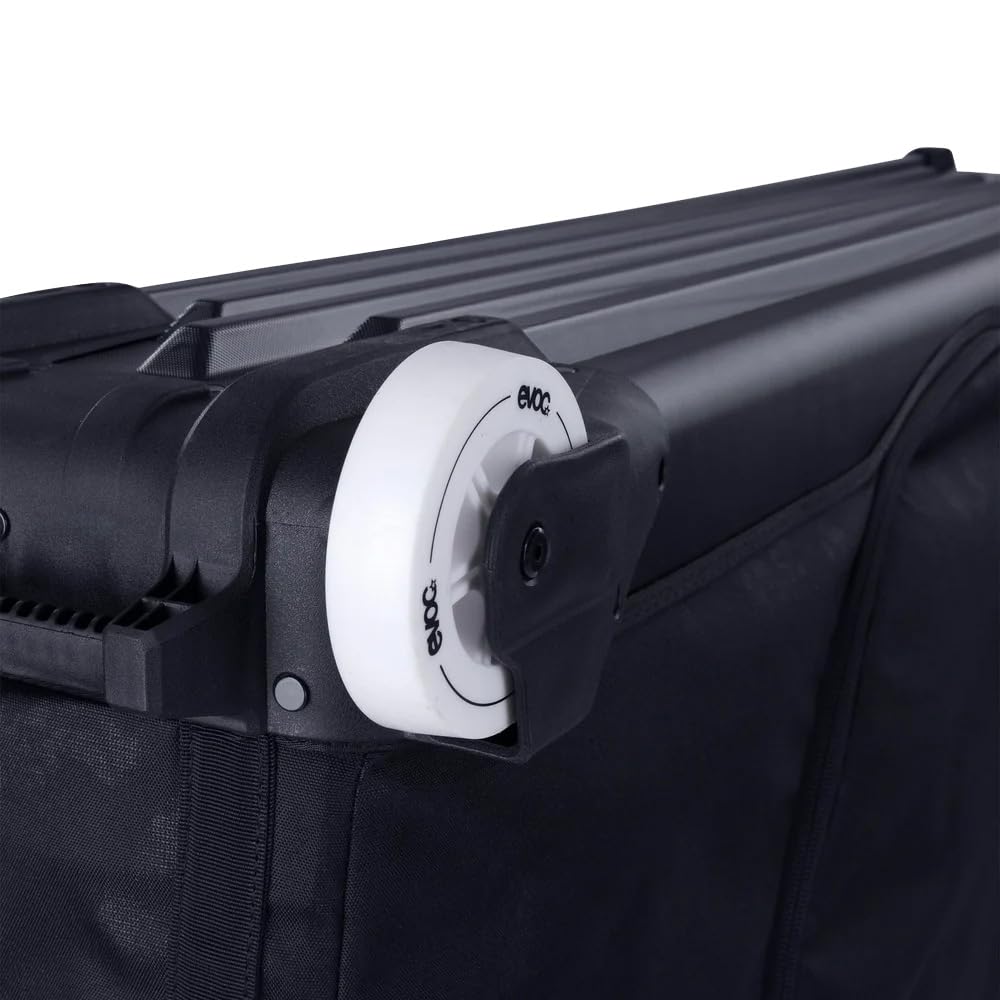 EVOC MOUNTAIN BIKE BAG PRO MTB Fahrrad-Transporttasche (Fahrradkoffer für Mountainbikes bis 130 cm Radstand, besonders leicht, kein demontieren von Lenker / Cockpit, Mountainbike Zubehör), Black