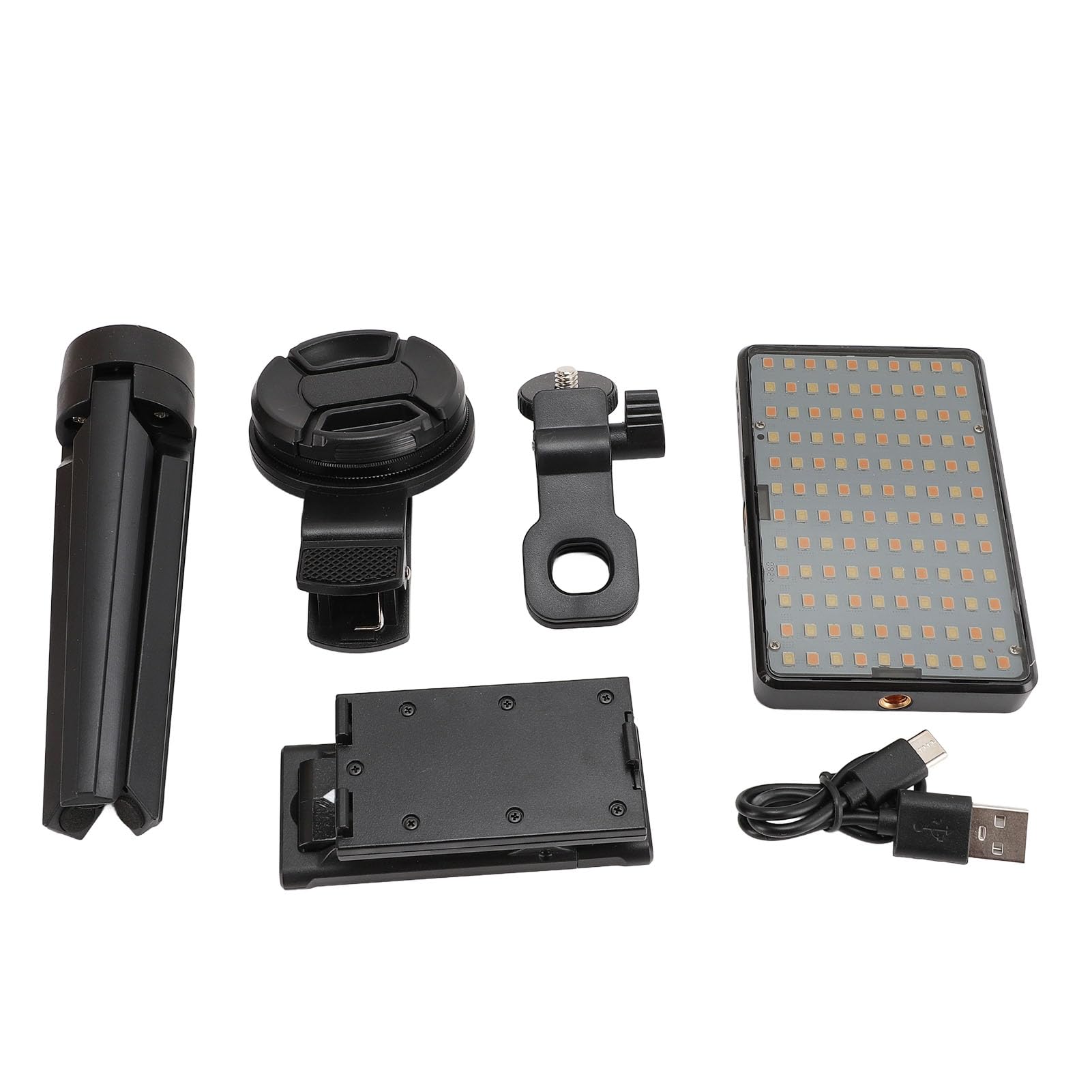 Pannello di Illuminazione Fotografica, Lente Polarizzante CPL 52 Mm, Luce di Riempimento di Foto di Viaggio per Smartphone, Design Compatto, 120 LED, Luce Che Migliora la Saturazione