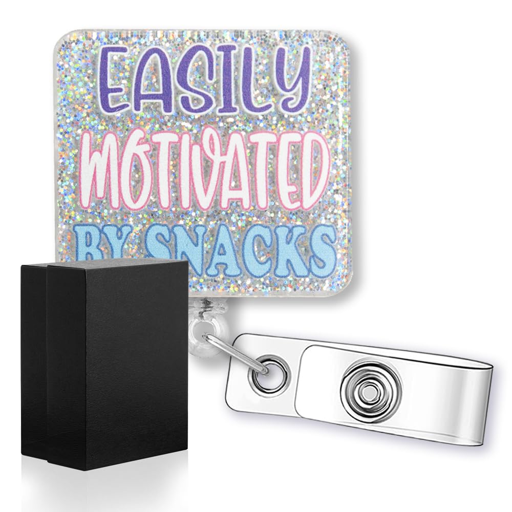 rofiowa Easily Motivated by Snacks Funny Glitter ...