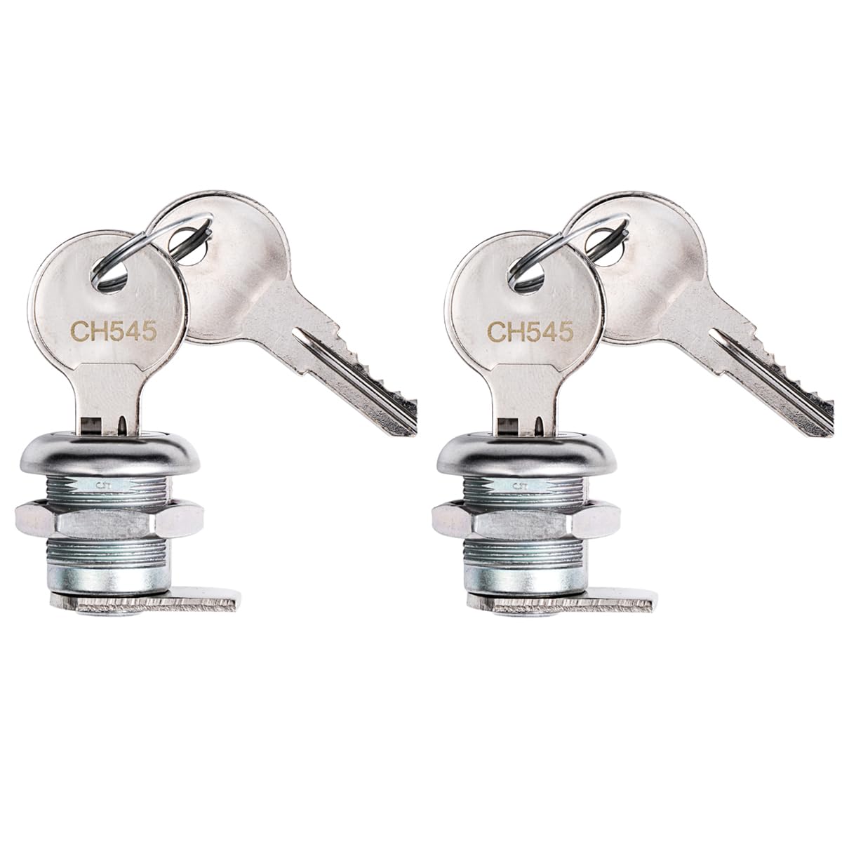 Truck Tool Box Lock with Keys, 5/8" Replacement Pickup Toolbox Lock Cylinder for Latch - Compatible with UWS, Dee Zee, Delta, Weatherguard, Kobalt, Better Built Toolboxes (2 Pack)