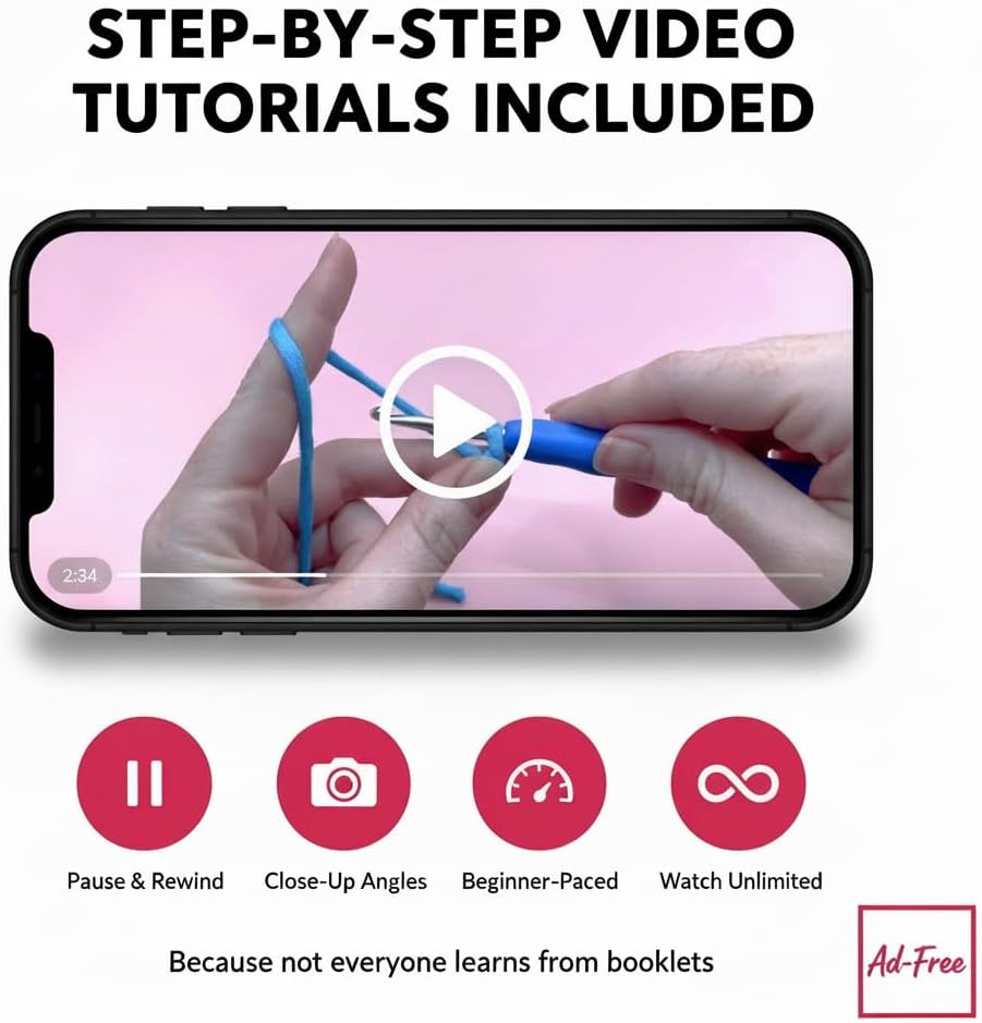 Wimmsie Crochet Animal Kit for Beginners - Easy Beginner Crochet Kit for Kids - Amigurumi Chicken Chick & Egg - 3 Kawaii Stuffed Animals - Cute DIY Yarn Plush