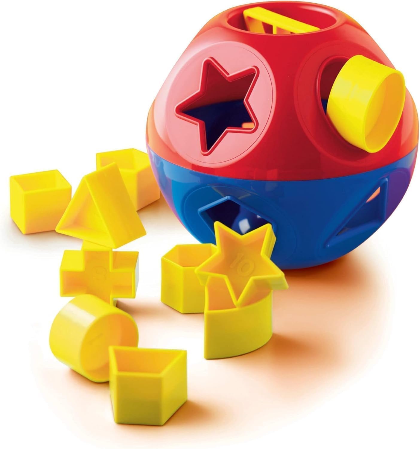 Tupperware Shape-O Toy - Gioco a incastro, senza BPA, per neonati e bambini dai 12 mesi in su, giocattolo educativo per promuovere le abilità motorie, il riconoscimento di colori e forme, originale