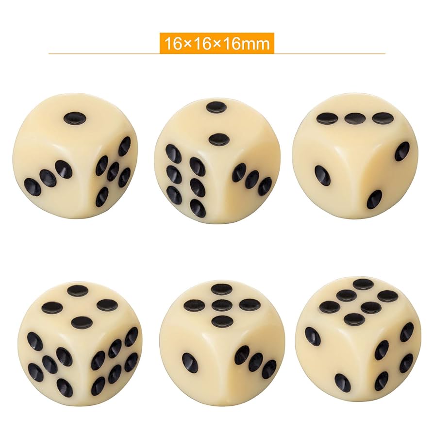 ★サイコロジー★ Amazon.co.jp: Kinmy サイコロアクリルブランクダイス10個16mm