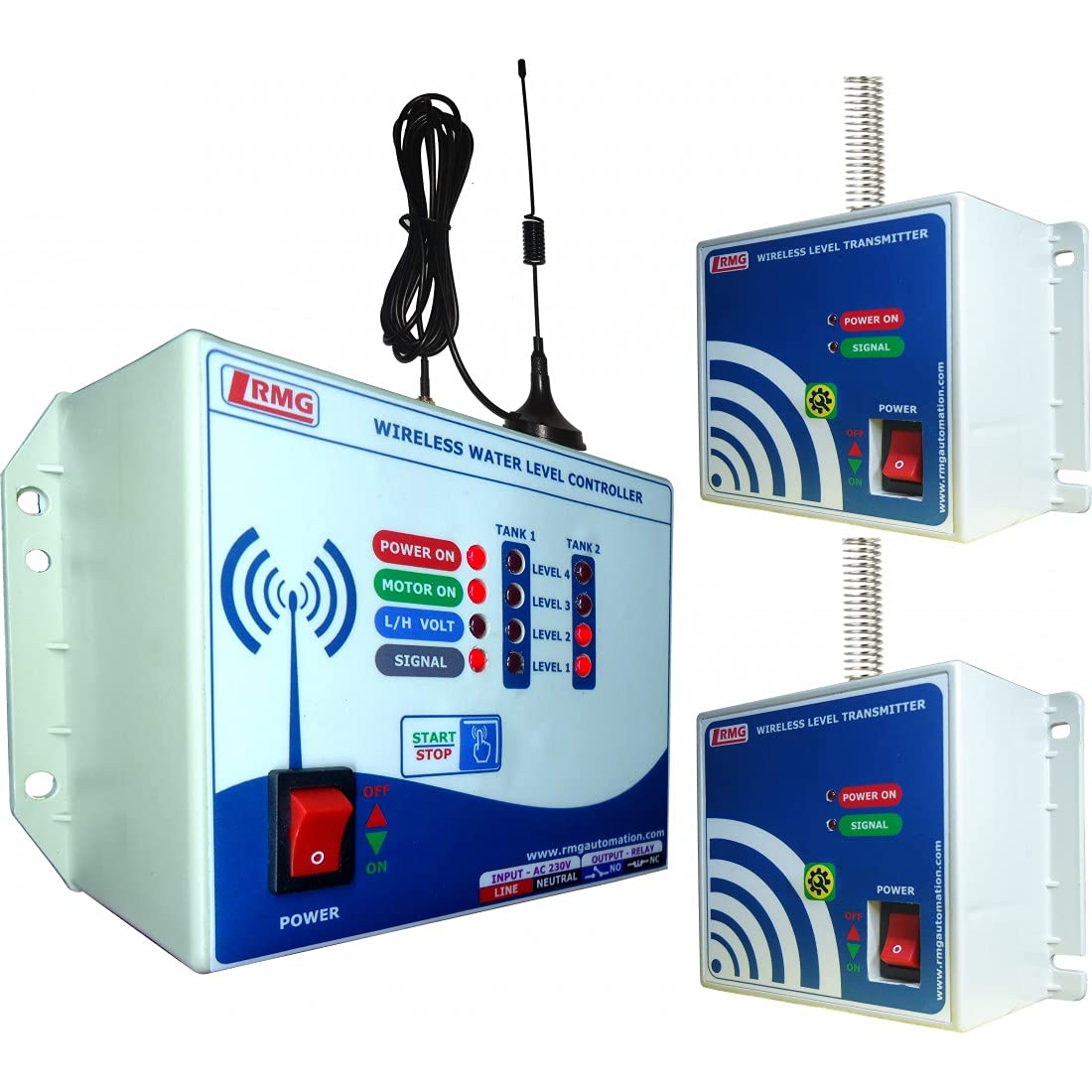 Buy Wireless water level controller with indicator | Tank & Sump ...