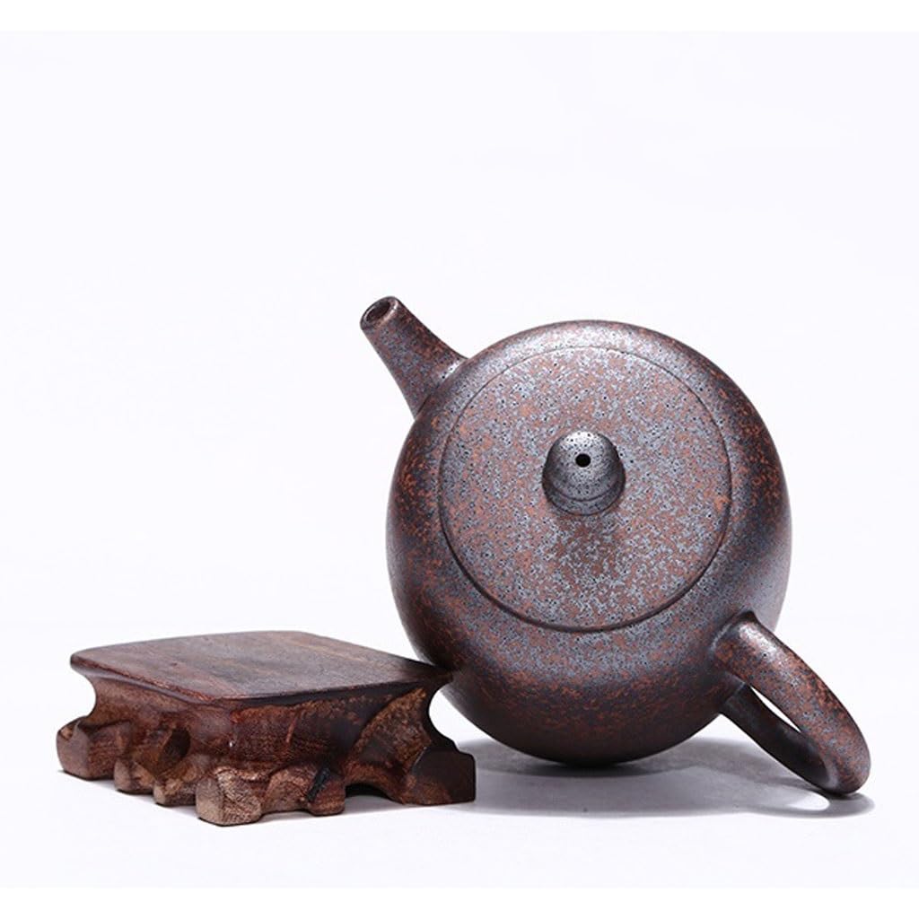Ceramiczny czajniczek kwiat czajniczek fioletowy glina czajniczek ręcznie robiony czajniczek popołudniowa herbata impreza salon domowy czajniczek dzbanek do herbaty ceramiczny