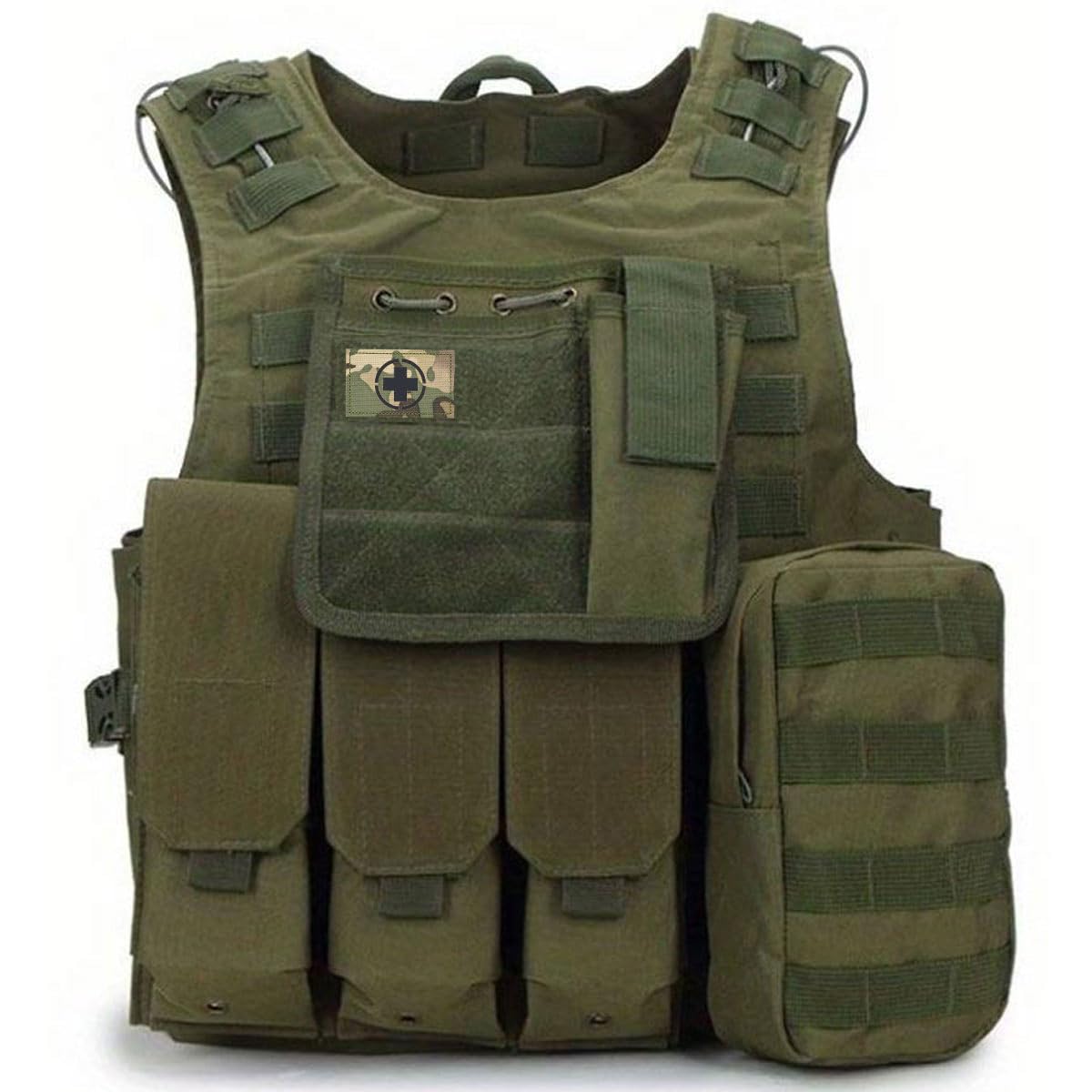 Multicam - Toppa mimetica IRR Medic Med con gancio e anello