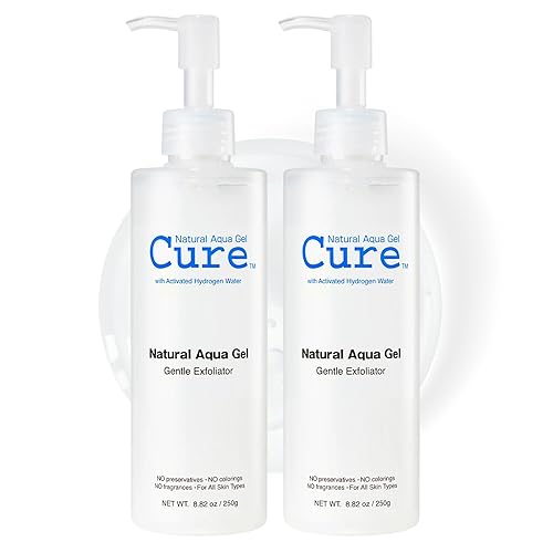 Paquete de 2 curación natural Aqua Gel 8.45 fl oz, exfoliador más vendido en Japón