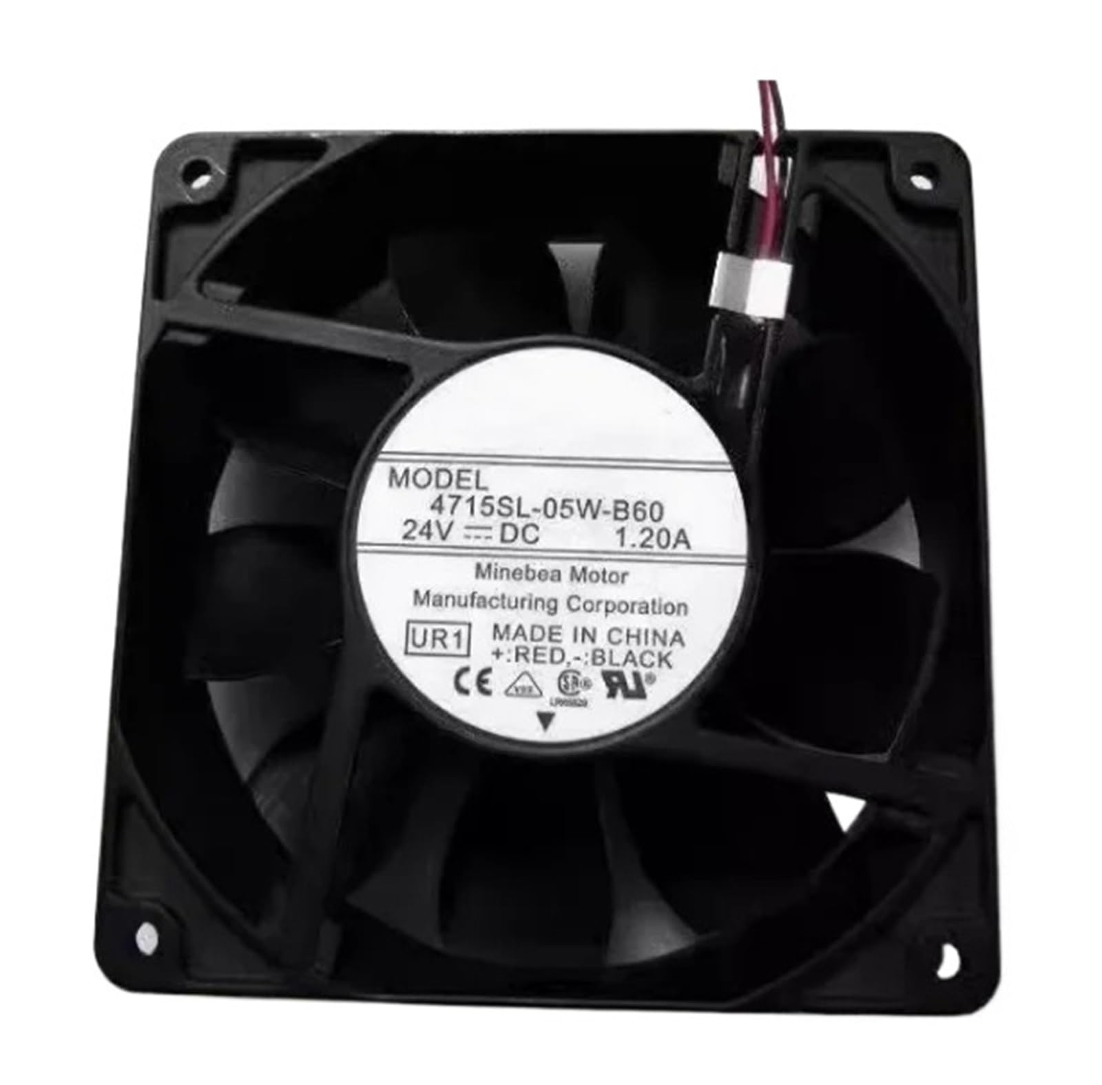 Ventilateur 12CM 4715SL-05W-B60 DC24V 1.20A pour refroidissement